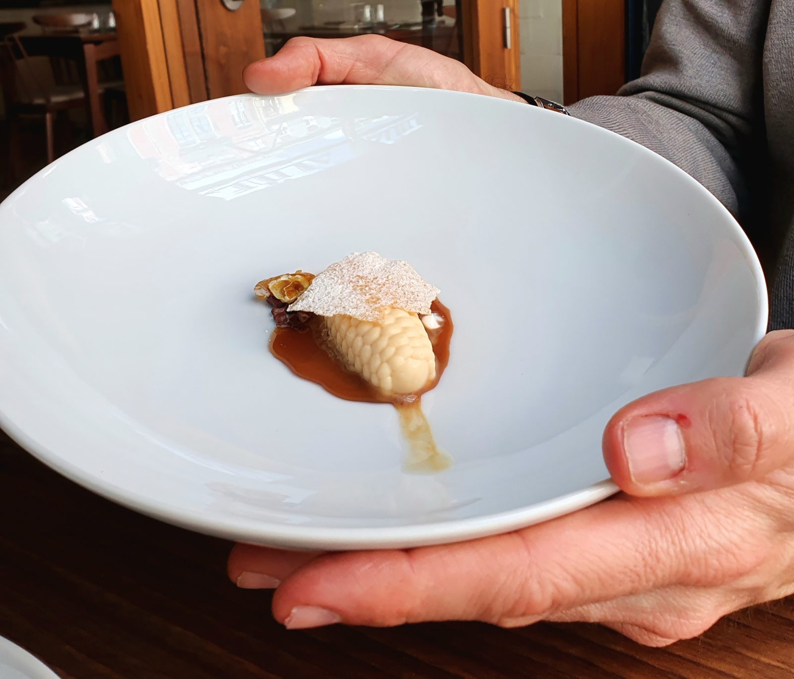 Almeja Restaurant en Oporto. Postre