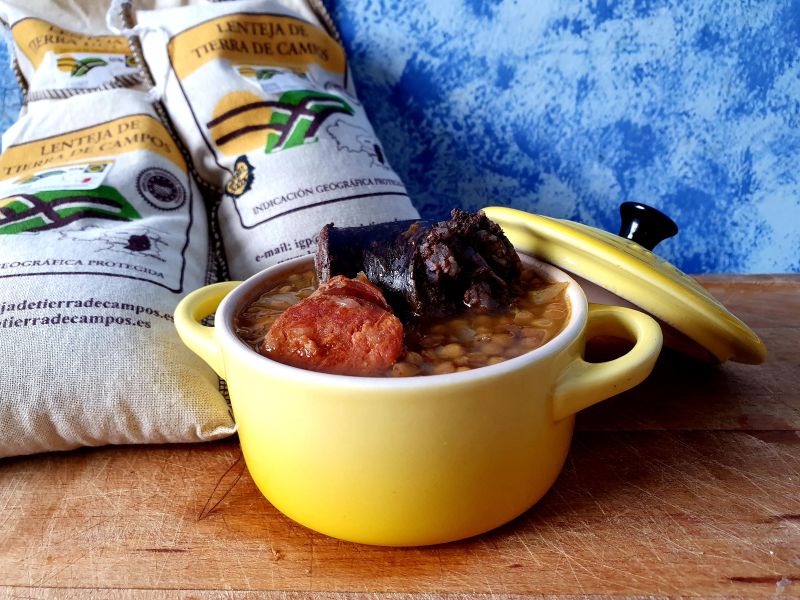 Receta Lenteja Tierra de Campos